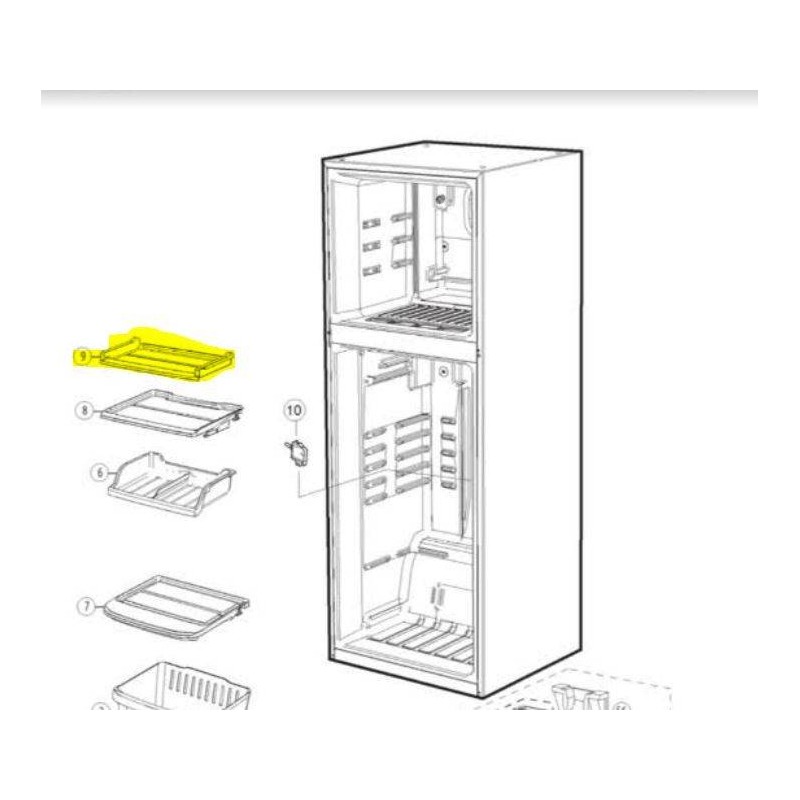 ESTANTE FRIGORIFICO SAMSUNG DA67-01749A